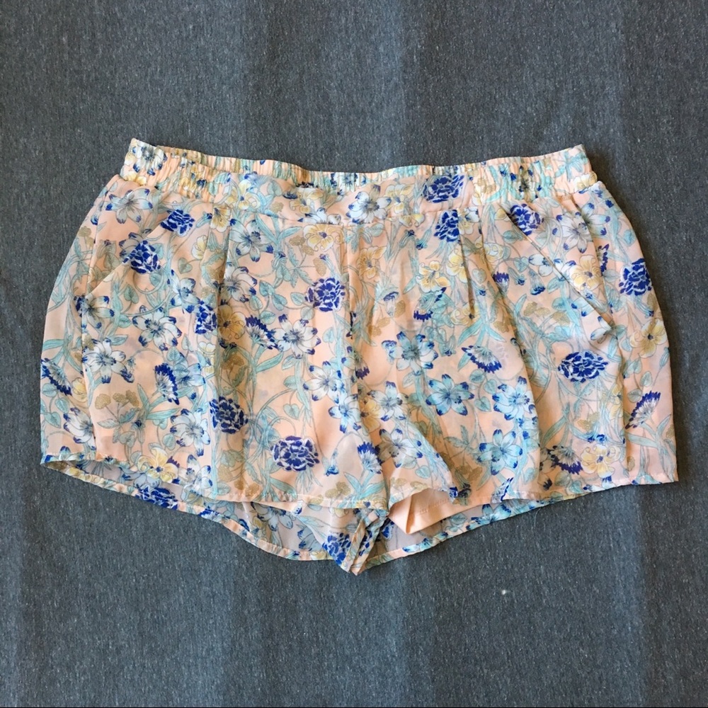 Rewind Pink Floral Shorts